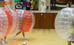 clear zorb ball is a cool game